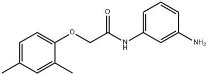 N-(3-Aminophenyl)-2-(2,4-dimethylphenoxy)acetamide Struktur