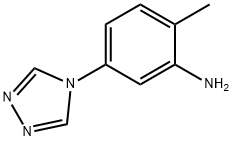 2-METHYL-5-(4H-1,2,4-TRIAZOL-4-YL)ANILINE 化学構造式