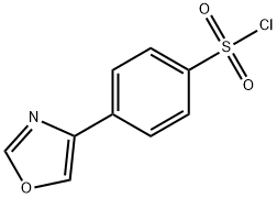 4-[4-(Chlorosulphonyl)phenyl]-1,3-oxazole Structure