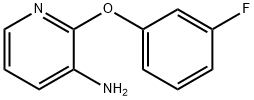 2-(3-fluorophenoxy)pyridin-3-amine 化学構造式