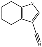 4,5,6,7-TETRAHYDRO-1-BENZOTHIOPHENE-3-CARBONITRILE Structure