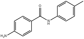 4-氨基-N-(4-甲基苯)苯甲酰胺, 955-96-4, 结构式