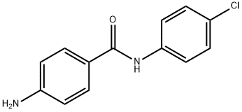 4-氨基-N-(4-氯苯基)苯甲酰胺, 955-97-5, 结构式