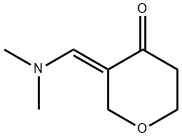 (E)-3-((二甲氨基)亚甲基)四氢-4H-吡喃-4-酮,95502-31-1,结构式
