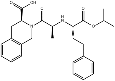 (3S)-3,4-Dihydro-2-[(2S)-2-[[(1S)-1-[(1-Methylethoxy)carbonyl]-3-phenylpropyl]aMino]-1-oxopropyl]-3(1H)-isoquinolinecarboxylic Acid