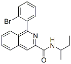 3-Isoquinolinecarboxamide,  1-(2-bromophenyl)-N-(1-methylpropyl)- Struktur