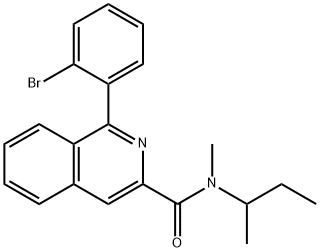 3-이소퀴놀린카르복사미드,1-(2-브로모페닐)-N-메틸-N-(1-메틸프로필)-