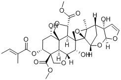 アザジラクチンB 化学構造式