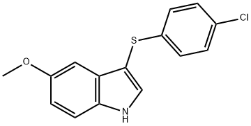 3-(4-chlorophenylthio)-5-methoxy-1H-indole|