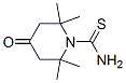 1-Piperidinecarbothioamide,  2,2,6,6-tetramethyl-4-oxo- Struktur