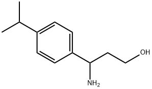 3-氨基-3-[4-(丙-2-基)苯基]丙-1-醇,955287-40-8,结构式