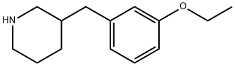 3-(3-ETHOXY-BENZYL)-PIPERIDINE Structure