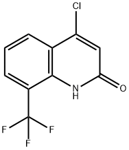 4-CHLORO-8-TRIFLUOROMETHYL-1H-QUINOLIN-2-ONE Structure