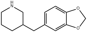 3-BENZO[1,3]DIOXOL-5-YLMETHYL-PIPERIDINE Structure