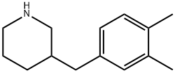3-(3,4-DIMETHYL-BENZYL)-PIPERIDINE Struktur