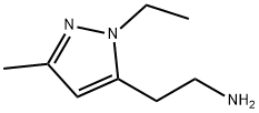 1H-Pyrazole-5-ethanamine,  1-ethyl-3-methyl- Structure