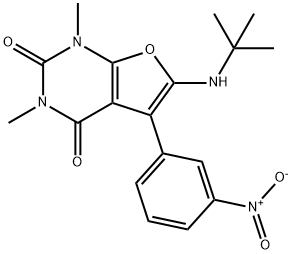 955428-70-3 Furo[2,3-d]pyrimidine-2,4(1H,3H)-dione,  6-[(1,1-dimethylethyl)amino]-1,3-dimethyl-5-(3-nitrophenyl)-