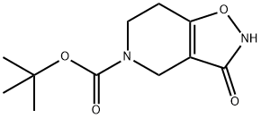 tert-butyl 3-hydroxy-4H,5H,6H,7H-[1,2]oxazolo[4,5-
c]pyridine-5-carboxylate Struktur