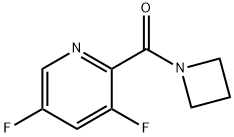 Azetidin-1-yl-(3,5-difluoropyridin-2-yl)methanone Structure