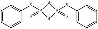 1,3,2,4-Dithiadiphosphetane,2,4-bis(phenylthio)-, 2,4-disulfide Struktur