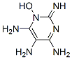 4,5,6-Pyrimidinetriamine,  1,2-dihydro-1-hydroxy-2-imino- Structure