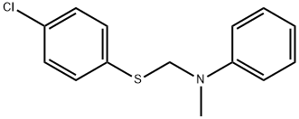 N-Methyl-N-[[(4-chlorophenyl)thio]methyl]benzenamine|