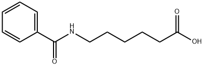 6-苯甲酰氨基己酸, 956-09-2, 结构式