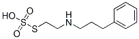 Thiosulfuric acid hydrogen S-[2-[(3-phenylpropyl)amino]ethyl] ester,956-74-1,结构式