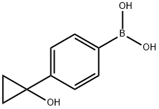 B-[4-(1-HYDROXYCYCLOPROPYL)PHENYL]-BORONIC ACID, 956006-93-2, 结构式