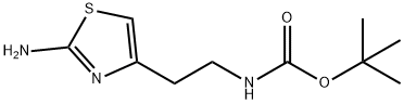 tert-butyl 2-(2-aMinothiazol-4-yl)ethylcarbaMate Structure