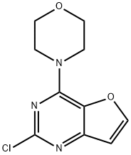 2-氯-4-N-吗啉基呋喃[3,2-D]嘧啶, 956034-08-5, 结构式