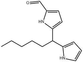 1H-Pyrrole-2-carboxaldehyde,  5-[1-(1H-pyrrol-2-yl)hexyl]-,956074-52-5,结构式