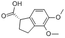 (1S)-2,3-DIHYDRO-4,5-DIMETHOXY-1H-INDENE-1-CARBOXYLIC ACID,956101-03-4,结构式