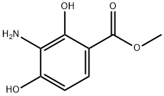 3-AMINO-2,4-DIHYDROXYBENZOIC ACID 化学構造式