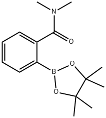 2-(N,N-DIMETHYLCARBOXAMIDO)PHENYLBORONIC ACID PINACOL ESTER Structure
