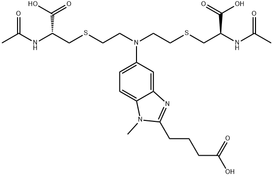 达莫司汀BIS-MERCAPTURIC酸,956344-34-6,结构式