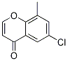 4H-1-Benzopyran-4-one, 6-chloro-8-Methyl- 结构式