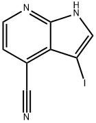 3-IODO-1H-PYRROLO[2,3-B]PYRIDINE-4-CARBONITRILE, 956485-59-9, 结构式