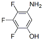 Phenol,  5-amino-2,3,4-trifluoro- Structure