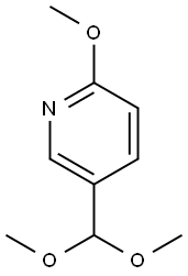 5-(DIMETHOXYMETHYL)-2-METHOXYPYRIDINE 结构式