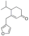(-)-3-[(3-Furanyl)methyl]-4-(1-methylethyl)-2-cyclohexen-1-one,95653-79-5,结构式