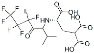 n-heptafluorobutyryl isobutyl ester of gamma-carboxyglutamic acid 结构式