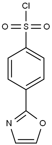 4-(Oxazol-2-yl)benzenesulfonyl chloride Structure