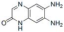 2(1H)-Quinoxalinone,  6,7-diamino- 结构式