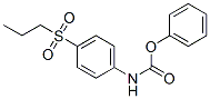 N-(p-Propylsulfonylphenyl)carbamic acid phenyl ester Structure