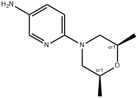 6-((2R,6S)-2,6-dimethylmorpholino)pyridin-3-amine Structure