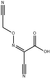 Acetic acid, cyano[(cyanomethoxy)imino]-, (Z)- (9CI) 结构式