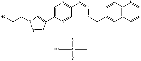 メシル酸PF04217903 化学構造式