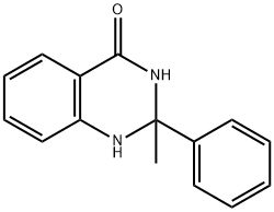 2-甲基-2-苯基-2,3-二氢喹唑啉-4(1H)-酮, 957-02-8, 结构式