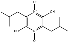 3,6-Bis(2-methylpropyl)-2,5-pyrazinediol 1,4-dioxide Structure